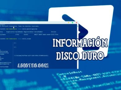 Información disco duro con PowerShell