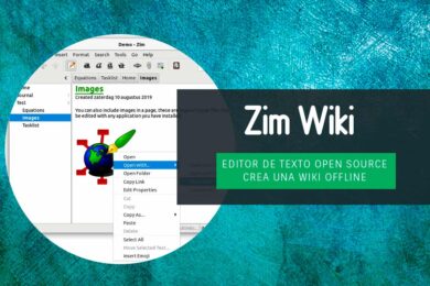 Zim editor de texto Open Source