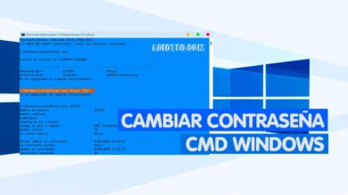 Cambiar contraseña CMD de Windows 10