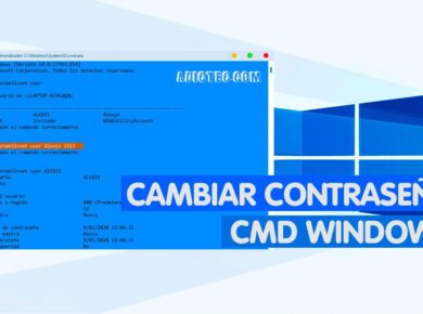 Cambiar contraseña CMD de Windows 10