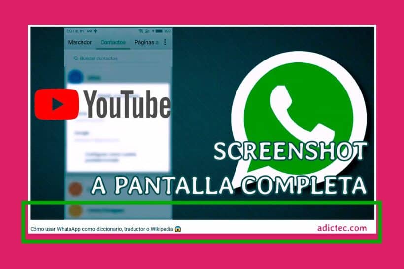 Tomar screenshot vídeos Youtube pantalla completa