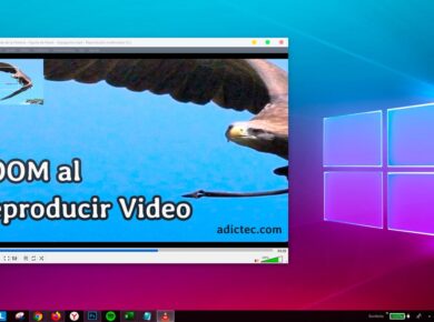 Zoom al reproducir video en Windows 10