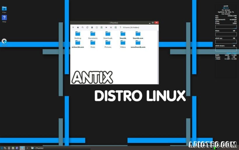 antiX distribución Linux ligera