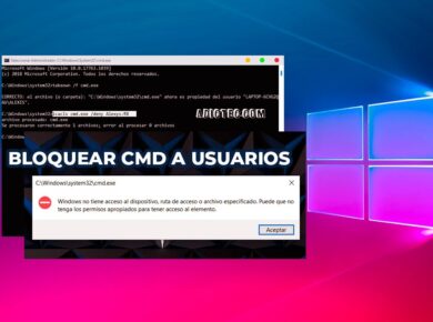 Bloquear acceso al CMD usuarios específicos