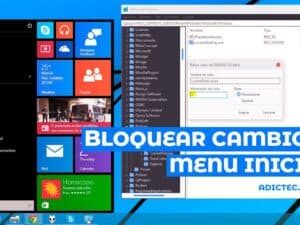 Bloquear cambios Menú Inicio Windows 10