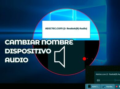Cambiar nombre de dispositivo de sonido en Windows 10