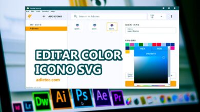 Editar color icono SVG Windows 10