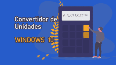Calculadora de Windows 10 como Convertidor de Unidades