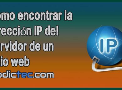 Como encontrar la dirección IP del servidor de cualquier página web