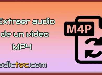 Extraer audio de un video MP4