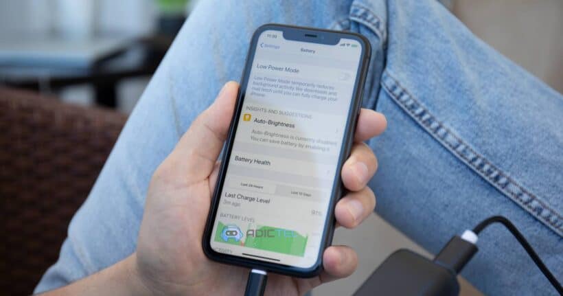 Cómo saber si tu iPhone se está cargando con carga rápida.