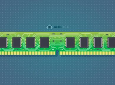 Ilustración de un módulo de memoria RAM, representando el análisis de memoria con la herramienta Volatilidad 3.