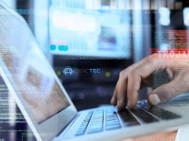 Imagen de un usuario interactuando con un potente emulador de terminal en Windows, mostrando una interfaz de línea de comandos con código.