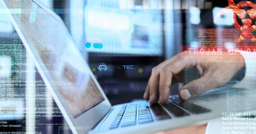 Imagen de un usuario interactuando con un potente emulador de terminal en Windows, mostrando una interfaz de línea de comandos con código.