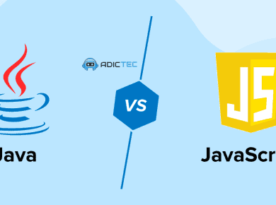 Logotipos de Java y JavaScript con la palabra "VS" en el centro, indicando una comparación entre ambos lenguajes de programación.