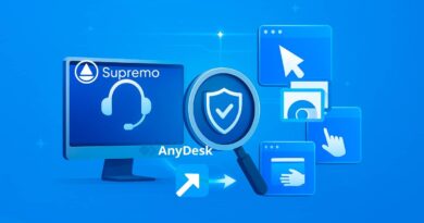 Ilustración sobre programas de escritorio remoto fácil y rápido como Supremo y AnyDesk