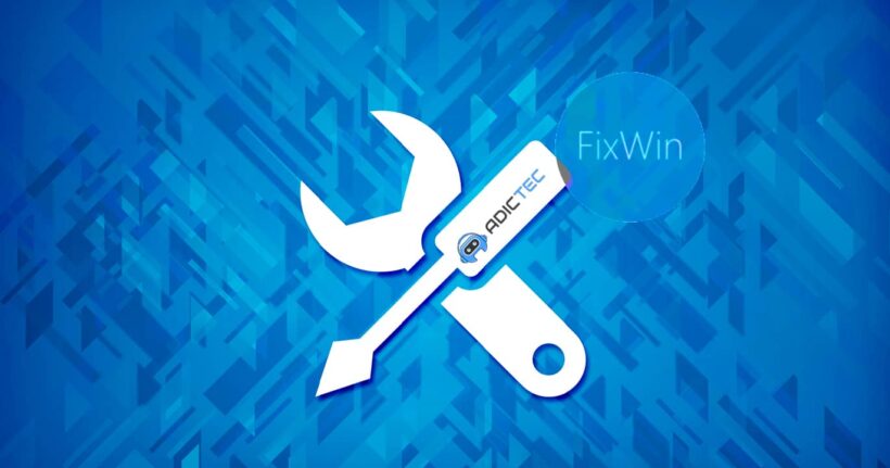 Imagen de portada con herramientas que simbolizan un programa para reparar Windows como FixWin 11.