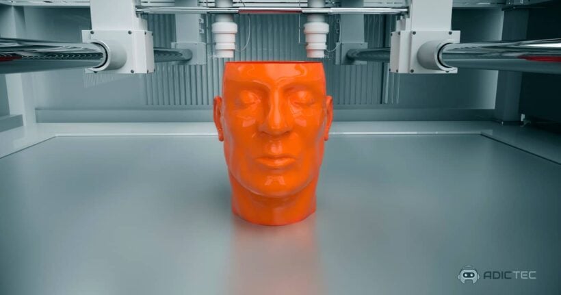 Impresora 3D imprimiendo una figura, guía para principiantes