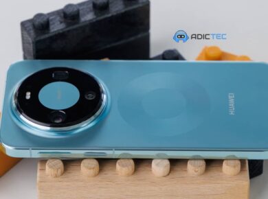 Primer plano del diseño trasero de ecofibra y módulo XMAGE del Huawei Mate 80 Pro