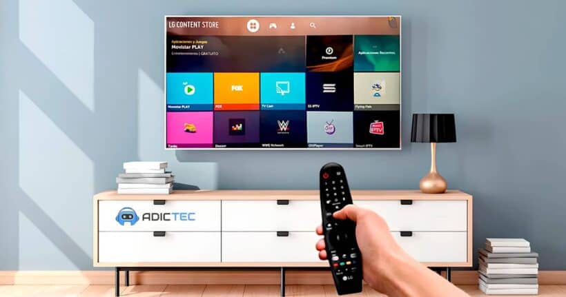 Reiniciar un TV LG con el mando frente al televisor