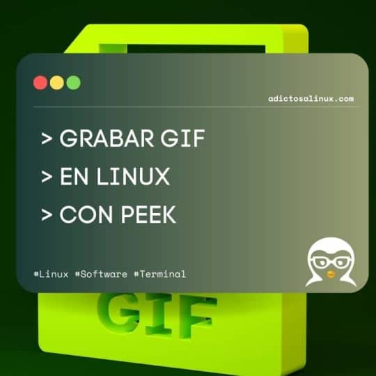 Cómo Grabar GIFs Animados en Linux con Peek