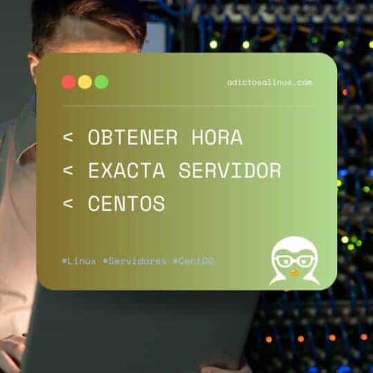Administrador de sistemas comprobando la hora exacta de un servidor CentOS.