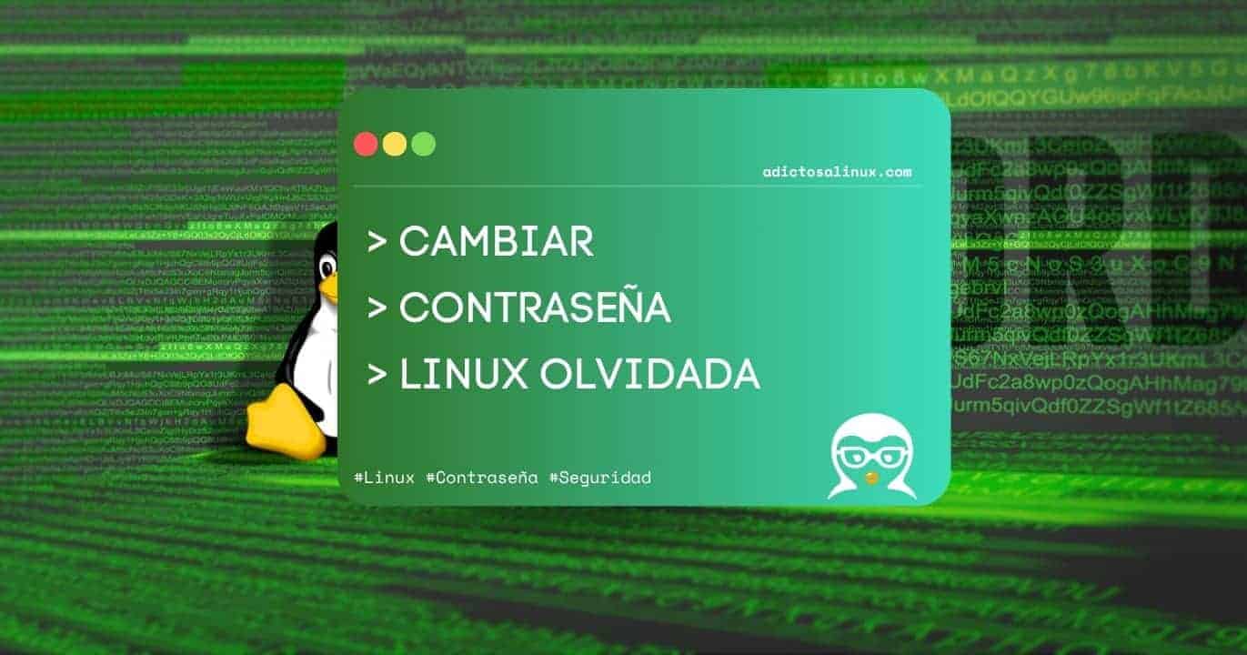 Imagen con un pingüino de Linux y texto que dice 