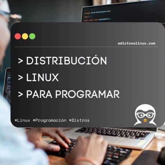 Programador trabajando en un escritorio con dos monitores, mostrando código. Descubre la mejor distribución Linux para programar.