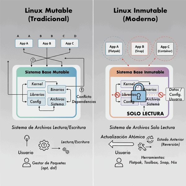 Linux Inmutable: Guía de Seguridad y Estabilidad (2026)