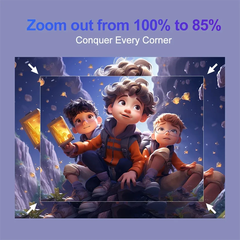 תכונות מתקדמות של המקרן