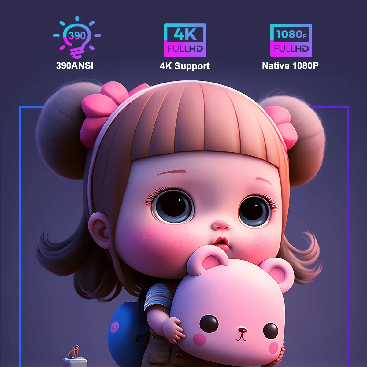איכות תמונה Full HD 1080P חדה ובהירה