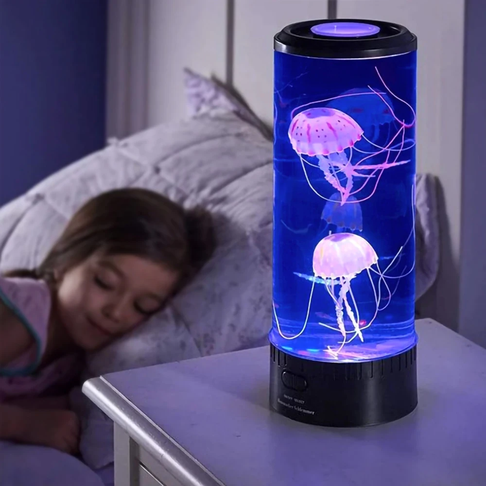 מנורת מדוזות LED עם תאורה מחליפת צבעים