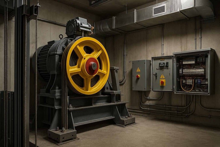 تفاوت آسانسور MR و MRL 