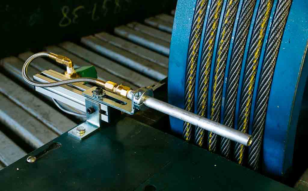 روغن کاری سیم بکسل آسانسور