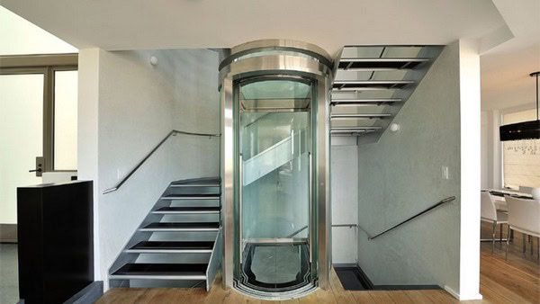 نصب آسانسور شیشه ای هیدورلیک