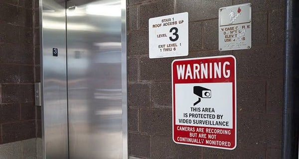 نکات قانونی نصب دوربنی مدار بسته در آسانسور