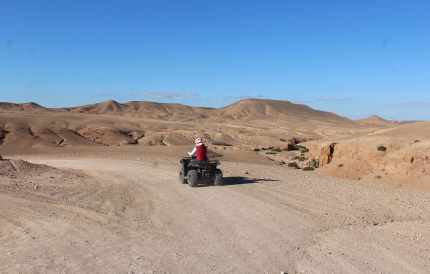 demi-journée quad agafay marrakech en privé