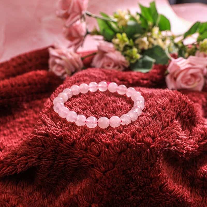 Rose Quartz Bracelet by Alchemist Crystal