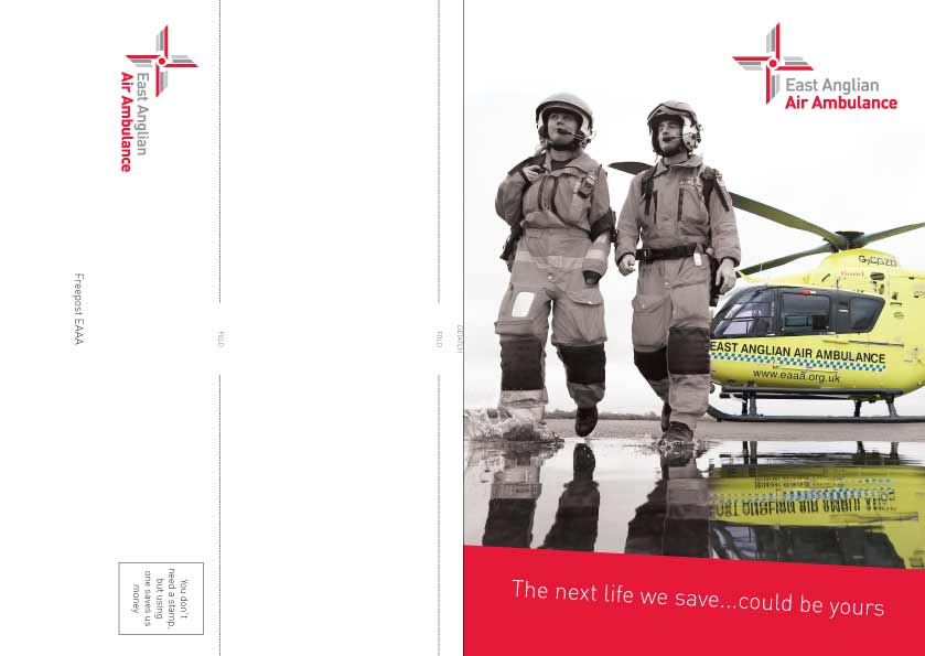 Four panel leaflet, exterior