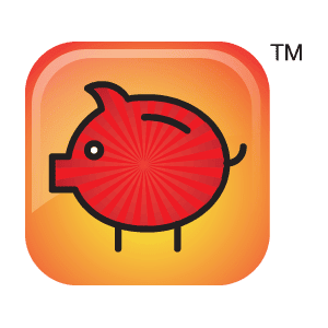 Designed app button.