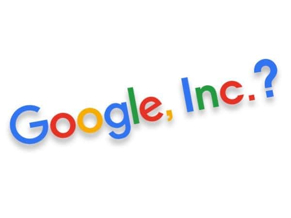 Google, Inc logo with a question mark.