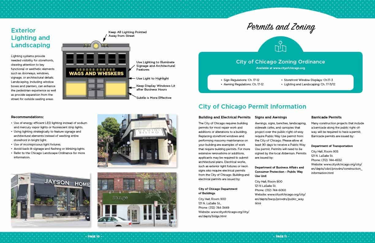 Lighting guidelines, permits and zoning.