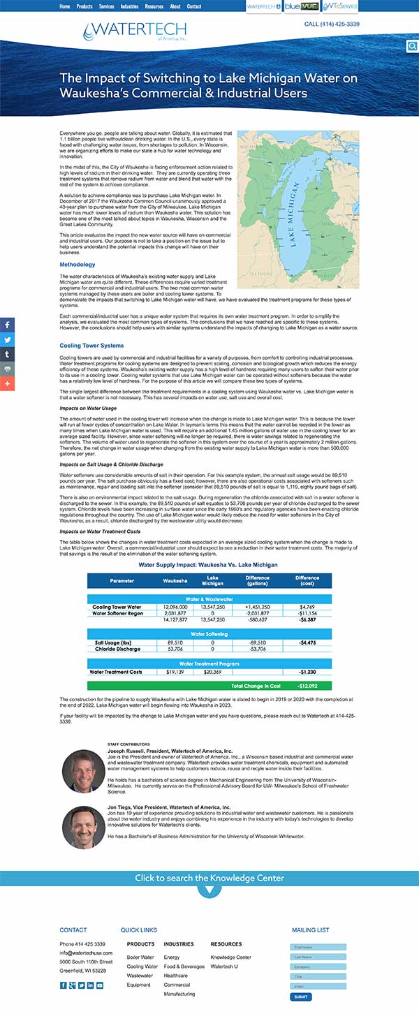 Sample of a resources or news post.