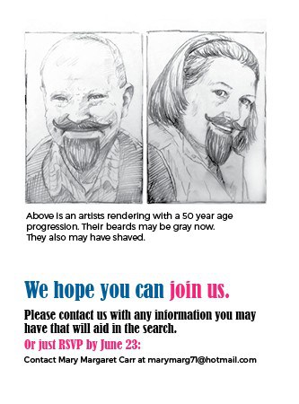 50th Anniversary invitation - front cover