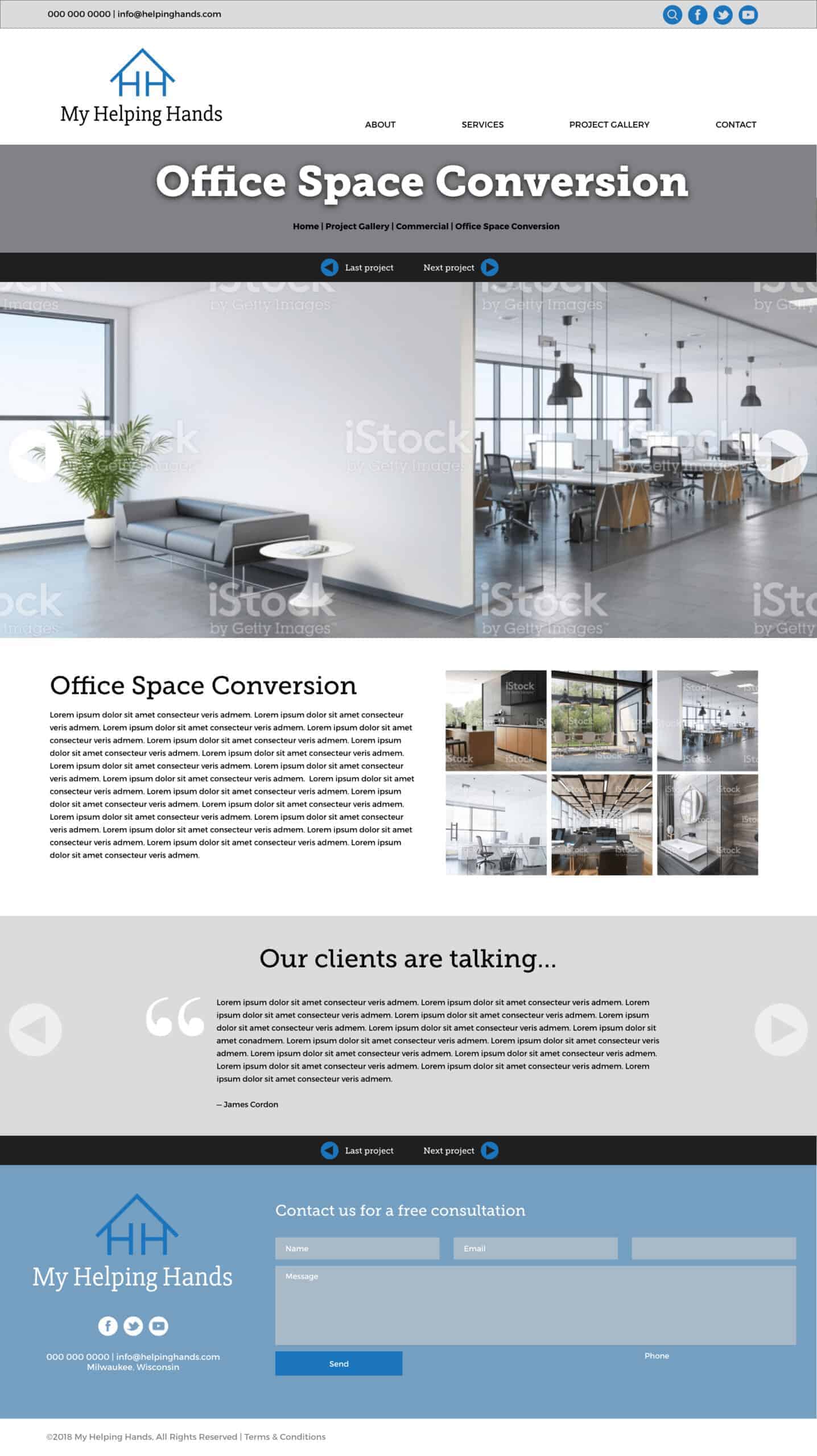 Sample project page.