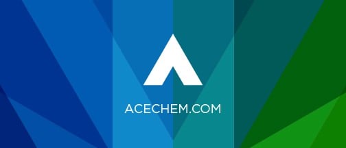 AceChem business card - back side.