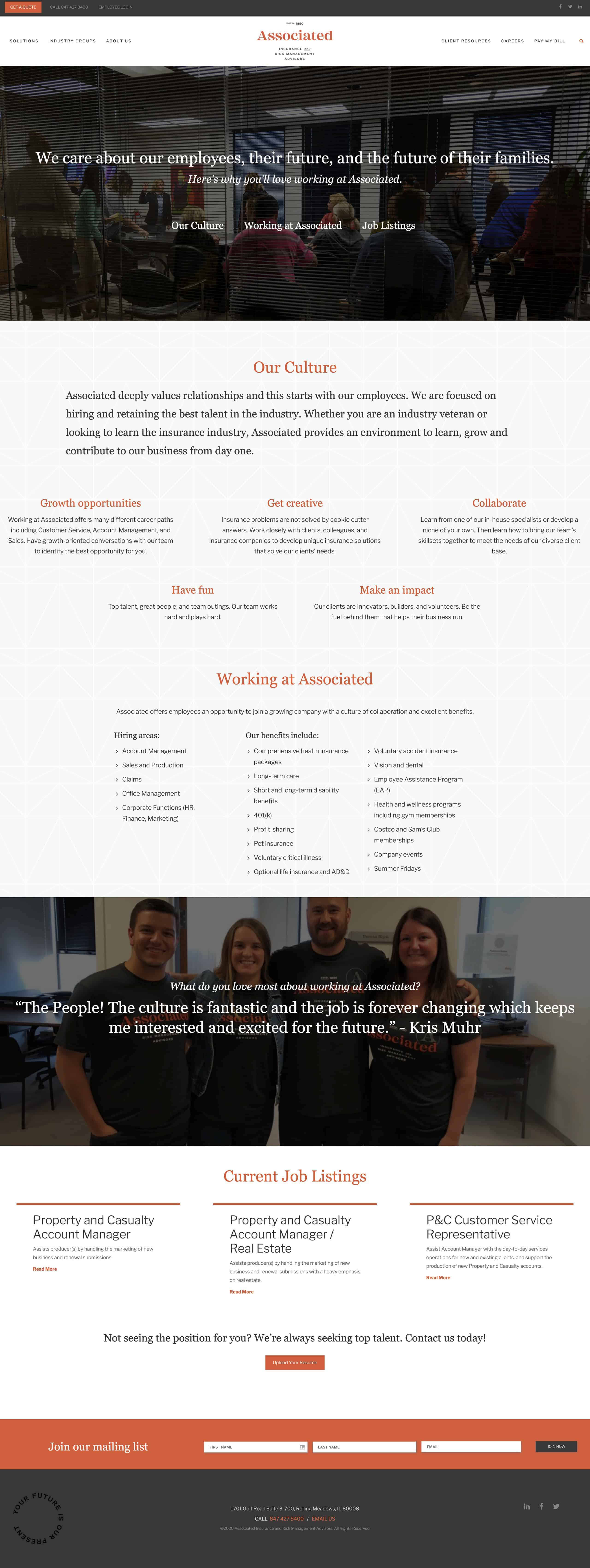Careers page.