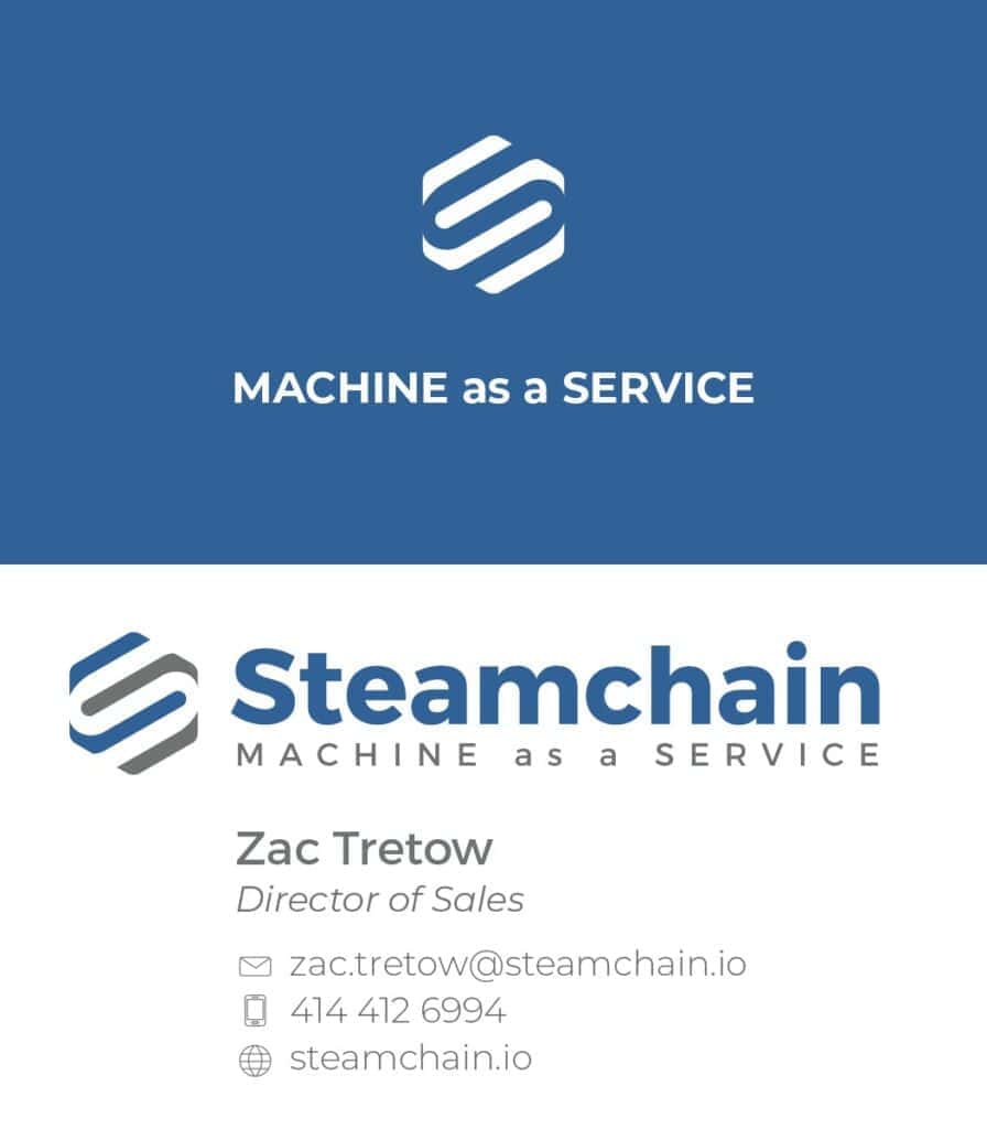 Double sided business card.