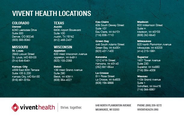 Locations listing, back cover.