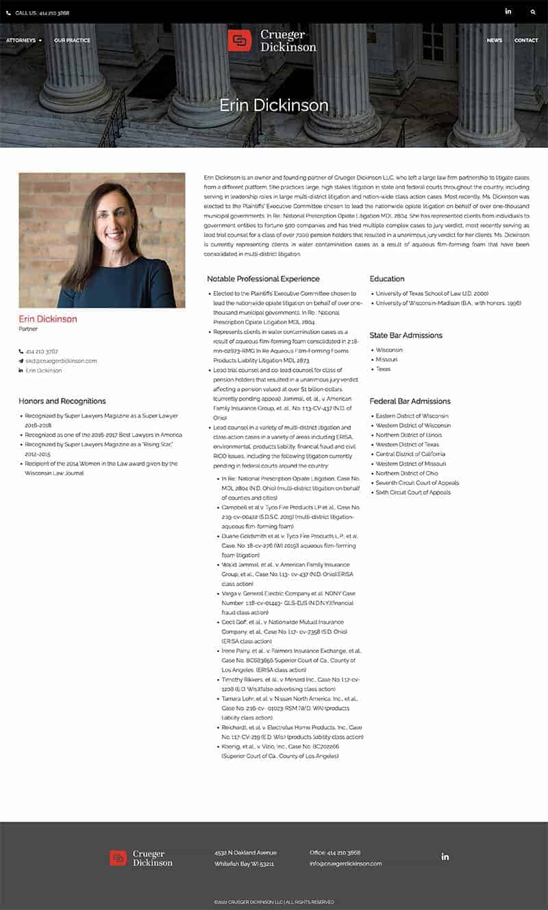 Sample team bio.